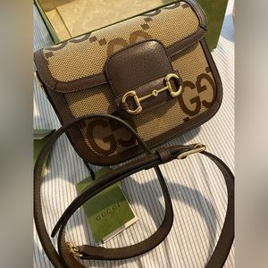 Gucci Horsebit 1955 jumbo GG mini bag SOLD!
